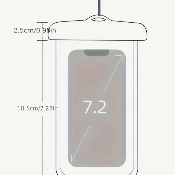 1 GREEN Mobile phone waterproof bag - Picture 3 of 6
